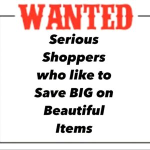 Serious Shoppers Only